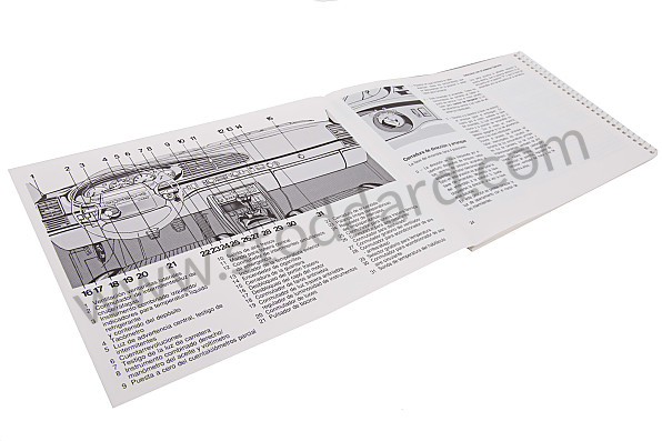 WKD96805092 - USER AND TECHNICAL MANUAL FOR YOUR VEHICLE IN SPANISH 968 1992 for Porsche 