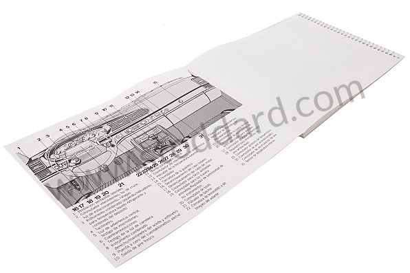 WKD96805093 - USER AND TECHNICAL MANUAL FOR YOUR VEHICLE IN SPANISH 968 1993 for Porsche 