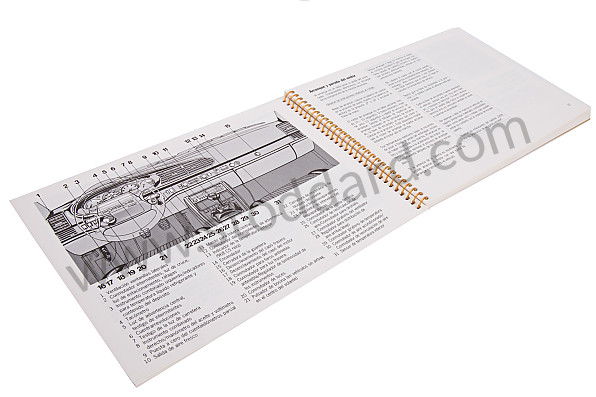 WKD96805094 - USER AND TECHNICAL MANUAL FOR YOUR VEHICLE IN SPANISH 968 1994 for Porsche 