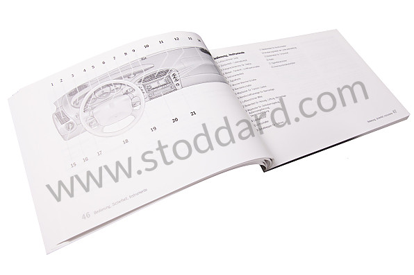 WKD98601000 - USER AND TECHNICAL MANUAL FOR YOUR VEHICLE IN GERMAN BOXSTER BOXSTER S 2000 for Porsche 