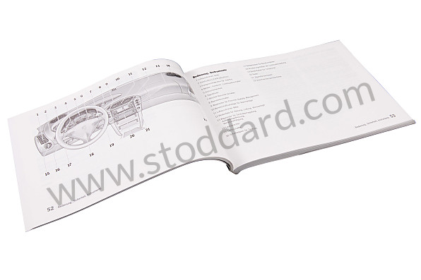 WKD98601002 - USER AND TECHNICAL MANUAL FOR YOUR VEHICLE IN GERMAN BOXSTER BOXSTER S 2002 for Porsche 
