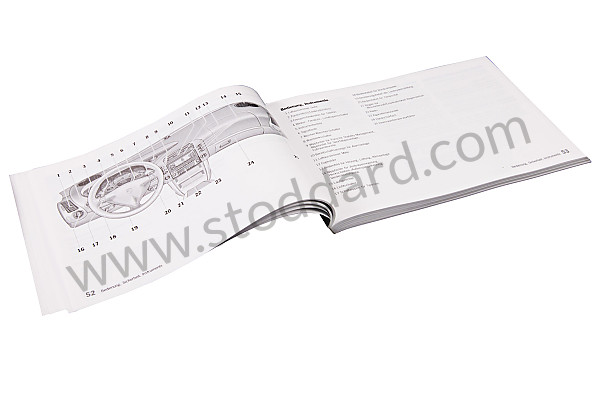 WKD98601003 - USER AND TECHNICAL MANUAL FOR YOUR VEHICLE IN GERMAN BOXSTER BOXSTER S 2003 for Porsche 