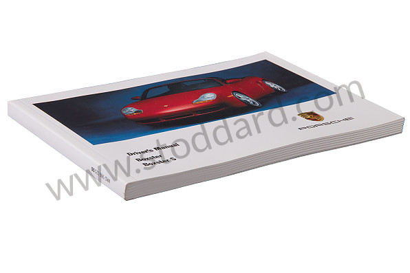 WKD98602000 - USER AND TECHNICAL MANUAL FOR YOUR VEHICLE IN ENGLISH BOXSTER BOXSTER S 2000 for Porsche 