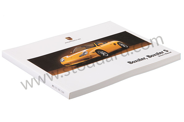 WKD98602004 - USER AND TECHNICAL MANUAL FOR YOUR VEHICLE IN ENGLISH BOXSTER BOXSTER S 2004 for Porsche 