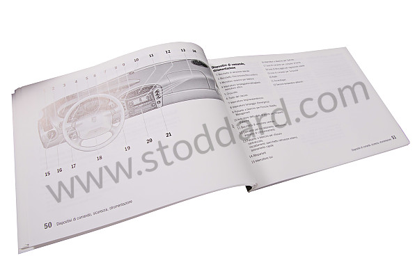 WKD98604001 - USER AND TECHNICAL MANUAL FOR YOUR VEHICLE IN ITALIAN BOXSTER BOXSTER S 2001 for Porsche 