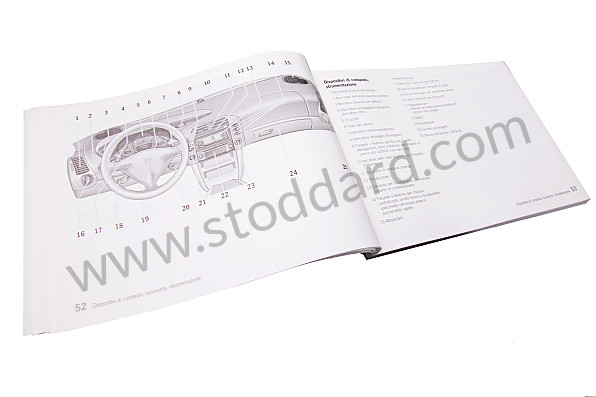 WKD98604003 - USER AND TECHNICAL MANUAL FOR YOUR VEHICLE IN ITALIAN BOXSTER BOXSTER S 2003 for Porsche 