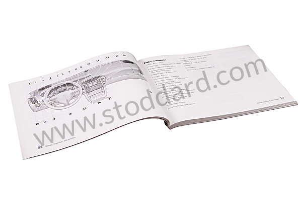 WKD98605002 - USER AND TECHNICAL MANUAL FOR YOUR VEHICLE IN SPANISH BOXSTER BOXSTER S 2002 for Porsche 