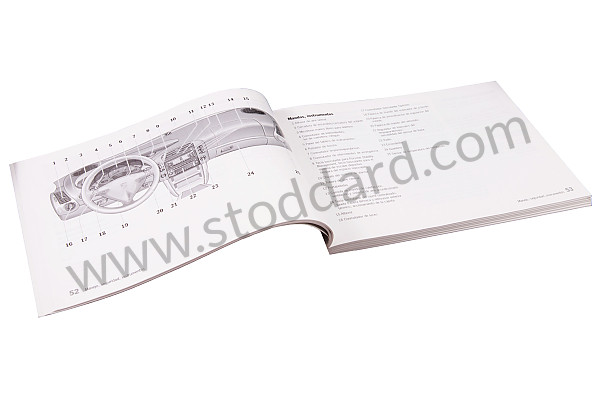 WKD98605003 - USER AND TECHNICAL MANUAL FOR YOUR VEHICLE IN SPANISH BOXSTER BOXSTER S 2003 for Porsche 