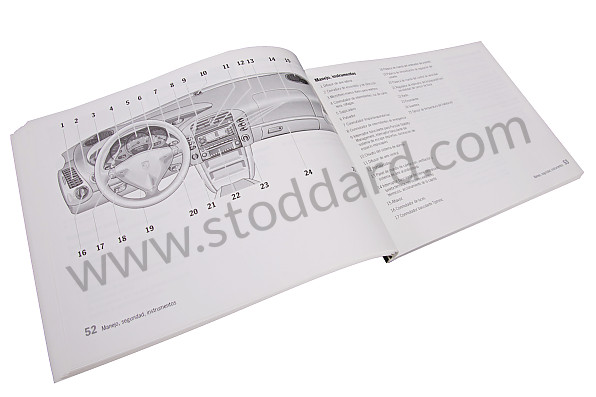 WKD98605004 - USER AND TECHNICAL MANUAL FOR YOUR VEHICLE IN SPANISH BOXSTER BOXSTER S 2004 for Porsche 