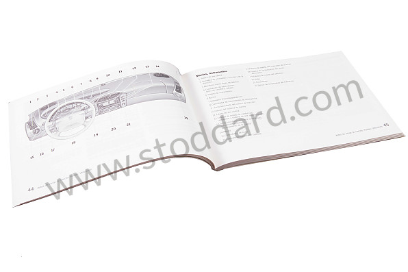 WKD98605099 - USER AND TECHNICAL MANUAL FOR YOUR VEHICLE IN SPANISH BOXSTER BOXSTER S 1999 for Porsche 