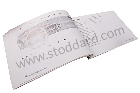 WKD98609100 - USER AND TECHNICAL MANUAL FOR YOUR VEHICLE IN DUTCH BOXSTER BOXSTER S 2000 for Porsche 