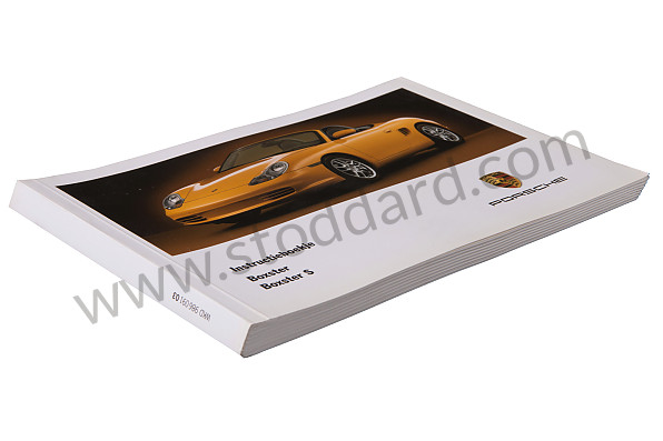 WKD98609103 - USER AND TECHNICAL MANUAL FOR YOUR VEHICLE IN DUTCH BOXSTER BOXSTER S 2003 for Porsche 