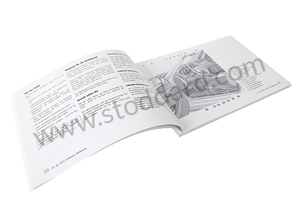 WKD98611097 - USER AND TECHNICAL MANUAL FOR YOUR VEHICLE IN GERMAN BOXSTER BOXSTER S 1997 for Porsche 