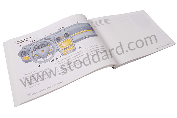 WKD98764007 - USER AND TECHNICAL MANUAL FOR YOUR VEHICLE IN ITALIAN CAYMAN 2007 for Porsche 