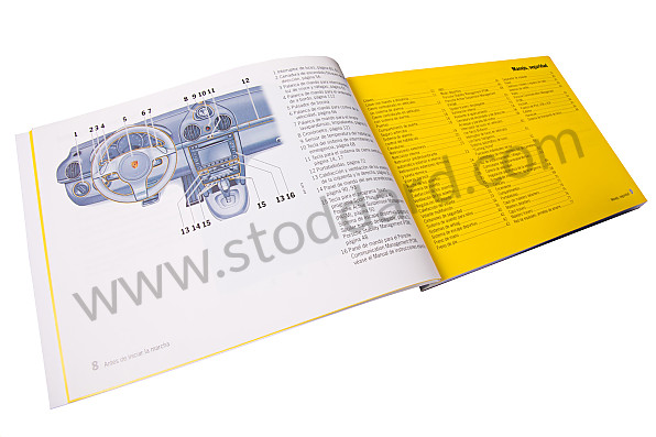 WKD98765009 - USER AND TECHNICAL MANUAL FOR YOUR VEHICLE IN SPANISH CAYMAN CAYMAN S 2009 for Porsche 