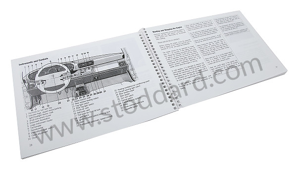 WKD99302094 - USER AND TECHNICAL MANUAL FOR YOUR VEHICLE IN ENGLISH 911 CARRERA 911 TURBO 1994 for Porsche 