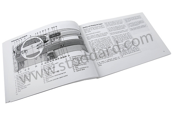 WKD99302097 - USER AND TECHNICAL MANUAL FOR YOUR VEHICLE IN ENGLISH 911 CARRERA 911 TURBO 1997 for Porsche 