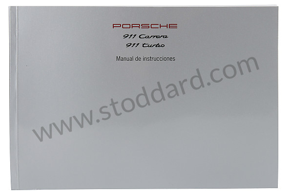 WKD99304098 - USER AND TECHNICAL MANUAL FOR YOUR VEHICLE IN ITALIAN 911 CARRERA 911 TURBO 1998 for Porsche 