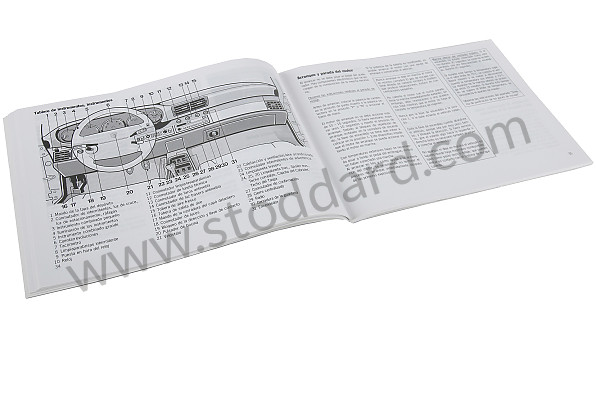 WKD99305098 - USER AND TECHNICAL MANUAL FOR YOUR VEHICLE IN SPANISH 911 CARRERA 911 TURBO 1998 for Porsche 