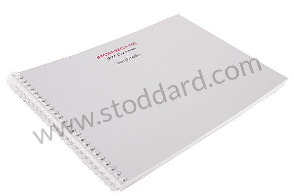 WKD99309194 - USER AND TECHNICAL MANUAL FOR YOUR VEHICLE IN DUTCH 911 CARRERA 911 TURBO 1994 for Porsche 