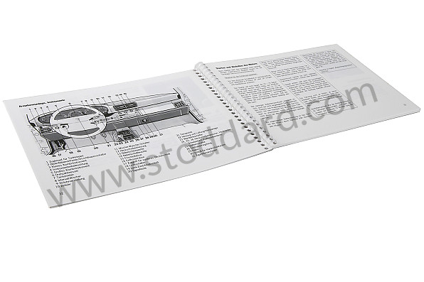 WKD99321095 - USER AND TECHNICAL MANUAL FOR YOUR VEHICLE IN GERMAN 911 CARRERA 911 TURBO 1995 for Porsche 