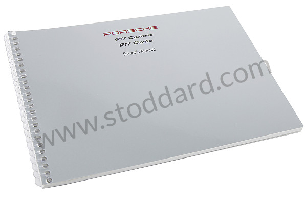 WKD99322095 - USER AND TECHNICAL MANUAL FOR YOUR VEHICLE IN ENGLISH 911 CARRERA 911 TURBO 1995 for Porsche 