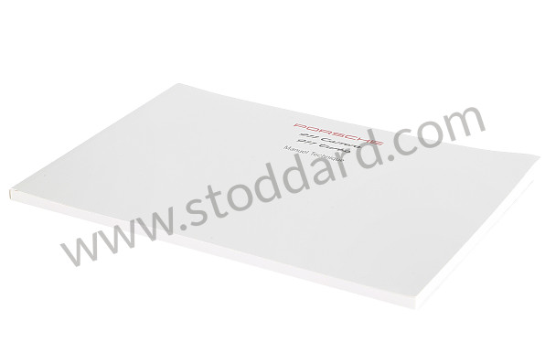 WKD99323095 - USER AND TECHNICAL MANUAL FOR YOUR VEHICLE IN FRENCH 911 CARRERA 911 TURBO 1995 for Porsche 