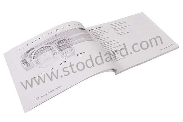 WKD99601001 - USER AND TECHNICAL MANUAL FOR YOUR VEHICLE IN GERMAN CARRERA 2/4 2001 for Porsche 