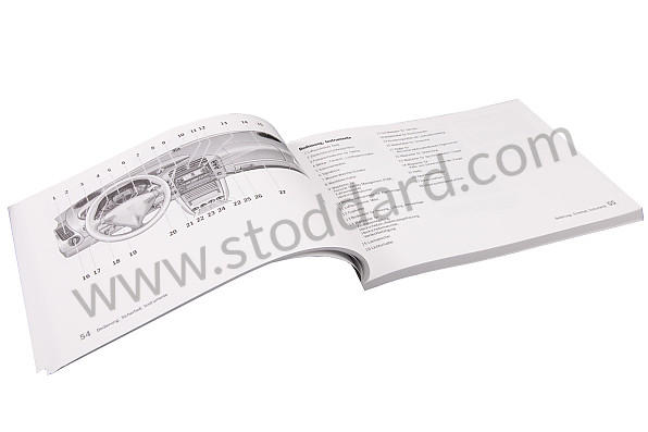 WKD99601002 - USER AND TECHNICAL MANUAL FOR YOUR VEHICLE IN GERMAN CARRERA 2/4 2002 for Porsche 