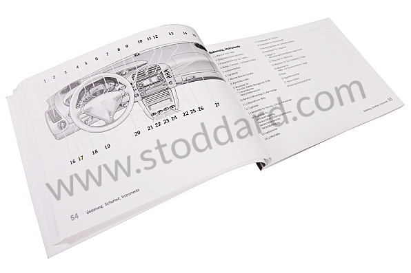 WKD99601003 - USER AND TECHNICAL MANUAL FOR YOUR VEHICLE IN GERMAN CARRERA 2/4 2003 for Porsche 