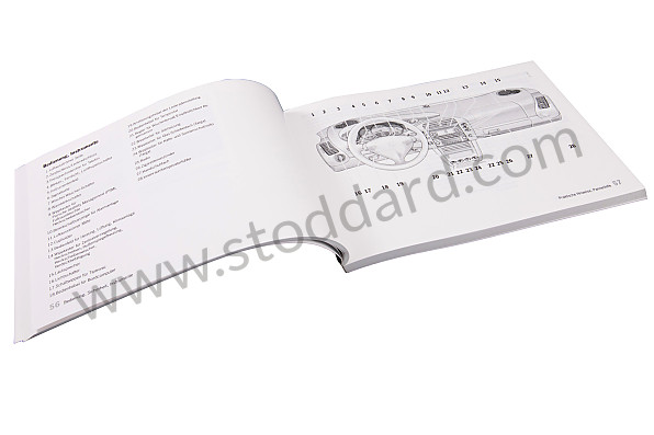 WKD99601004 - USER AND TECHNICAL MANUAL FOR YOUR VEHICLE IN GERMAN 911 2004 for Porsche 