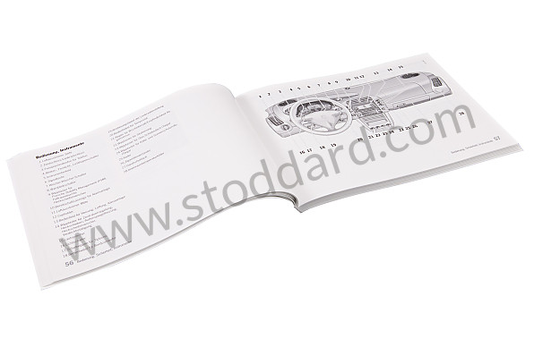 WKD99601005 - USER AND TECHNICAL MANUAL FOR YOUR VEHICLE IN GERMAN 911 2005 for Porsche 