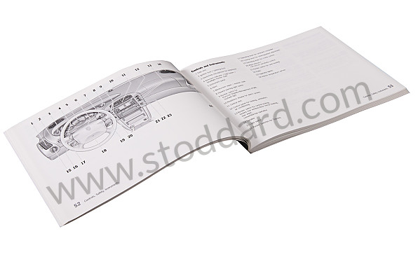 WKD99602001 - USER AND TECHNICAL MANUAL FOR YOUR VEHICLE IN ENGLISH CARRERA 2/4 2001 for Porsche 