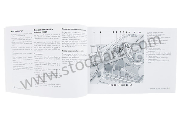 WKD99603002 - USER AND TECHNICAL MANUAL FOR YOUR VEHICLE IN FRENCH CARRERA 2/4 2002 for Porsche 