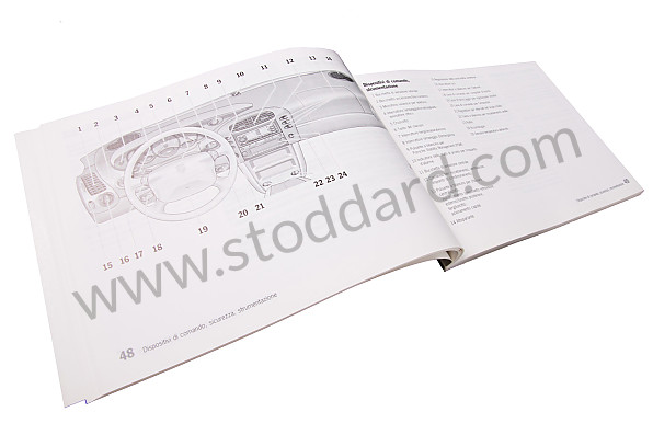 WKD99604000 - USER AND TECHNICAL MANUAL FOR YOUR VEHICLE IN ITALIAN CARRERA 2/4 2000 for Porsche 