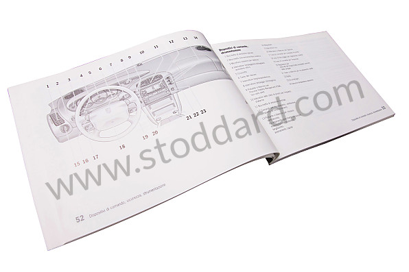 WKD99604001 - USER AND TECHNICAL MANUAL FOR YOUR VEHICLE IN ITALIAN CARRERA 2/4 2001 for Porsche 