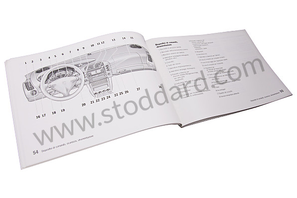 WKD99604002 - USER AND TECHNICAL MANUAL FOR YOUR VEHICLE IN ITALIAN CARRERA 2/4 2002 for Porsche 