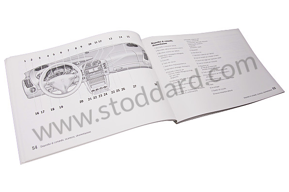 WKD99604003 - USER AND TECHNICAL MANUAL FOR YOUR VEHICLE IN ITALIAN CARRERA 2/4 2003 for Porsche 