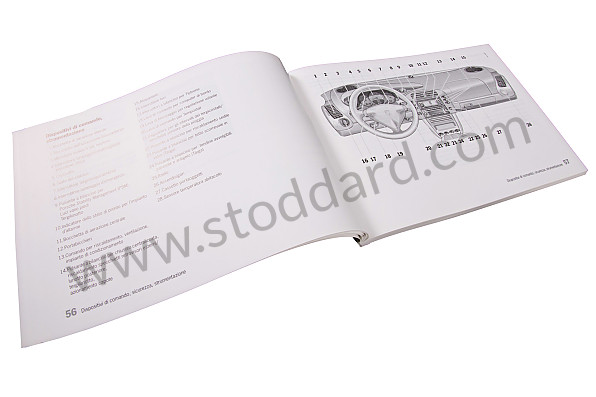 WKD99604004 - USER AND TECHNICAL MANUAL FOR YOUR VEHICLE IN ITALIAN 911 2004 for Porsche 