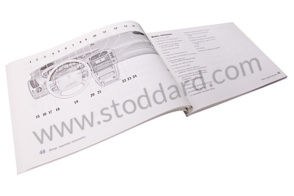 WKD99605000 - USER AND TECHNICAL MANUAL FOR YOUR VEHICLE IN SPANISH CARRERA 2/4 2000 for Porsche 
