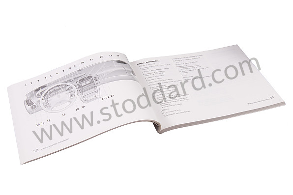 WKD99605001 - USER AND TECHNICAL MANUAL FOR YOUR VEHICLE IN SPANISH CARRERA 2/4 2001 for Porsche 