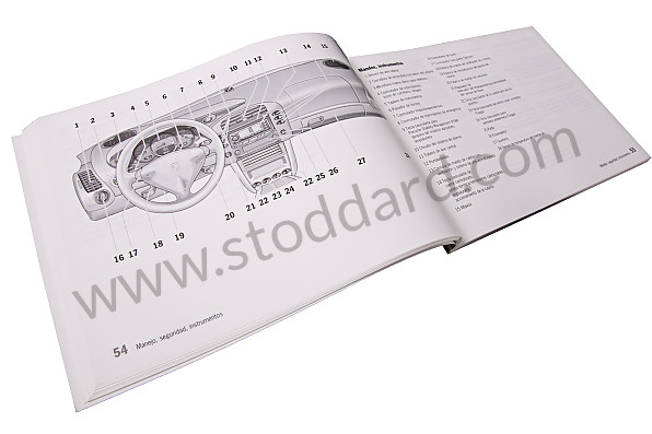 WKD99605003 - USER AND TECHNICAL MANUAL FOR YOUR VEHICLE IN SPANISH CARRERA 2/4 2003 for Porsche 
