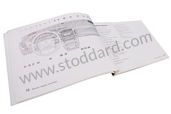 WKD99609100 - USER AND TECHNICAL MANUAL FOR YOUR VEHICLE IN DUTCH CARRERA 2/4 2000 for Porsche 