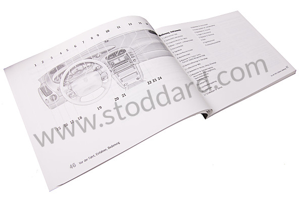 WKD99611099 - USER AND TECHNICAL MANUAL FOR YOUR VEHICLE IN GERMAN CARRERA 2/4 1999 for Porsche 