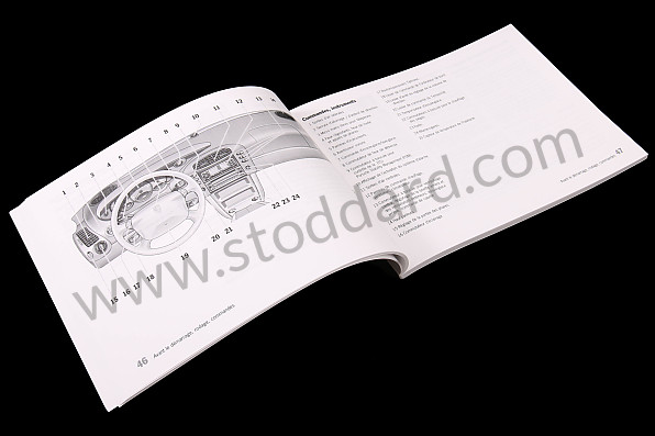 WKD99613099 - USER AND TECHNICAL MANUAL FOR YOUR VEHICLE IN FRENCH CARRERA 2/4 1999 for Porsche 