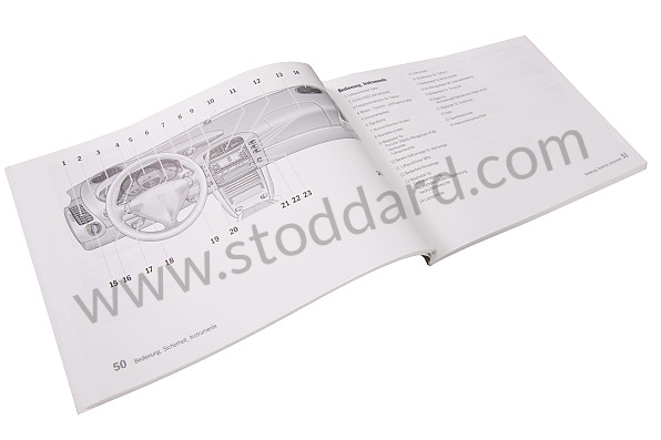 WKD99621001 - USER AND TECHNICAL MANUAL FOR YOUR VEHICLE IN GERMAN 911 TURBO 2001 for Porsche 