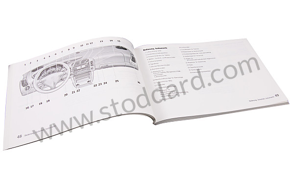 WKD99621002 - USER AND TECHNICAL MANUAL FOR YOUR VEHICLE IN GERMAN 911 TURBO 2002 for Porsche 