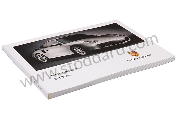 WKD99621003 - USER AND TECHNICAL MANUAL FOR YOUR VEHICLE IN GERMAN 911 TURBO 2003 for Porsche 