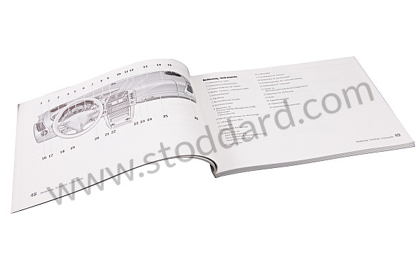 WKD99621003 - USER AND TECHNICAL MANUAL FOR YOUR VEHICLE IN GERMAN 911 TURBO 2003 for Porsche 