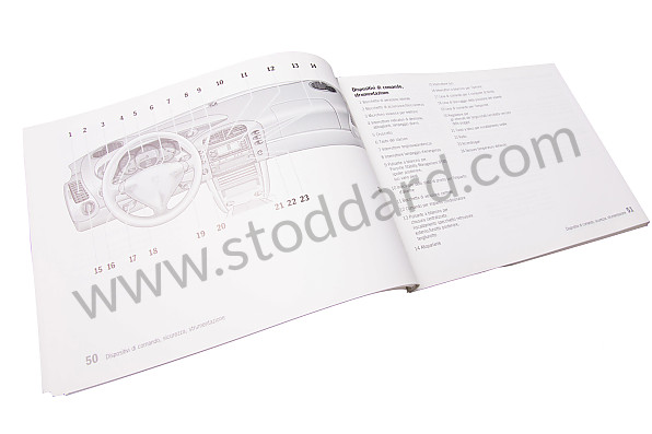 WKD99624001 - USER AND TECHNICAL MANUAL FOR YOUR VEHICLE IN ITALIAN 911 TURBO 2001 for Porsche 